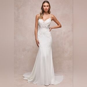 Lulus | Vision of Romance White Sequin Embroidered Sheer Mesh Maxi Dress